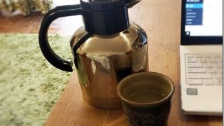 黒部名水マラソンに備えてウォーターローディング。当日の暑さ(と宇奈月ビール)対策も忘れずに!