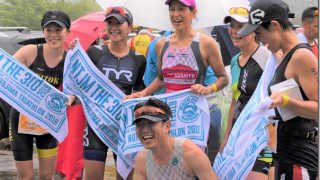 大雨でコース変更2回! ずぶぬれアクアスロン&打ち上げ のとじまトライアスロン大会2019レポート2