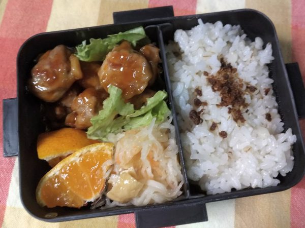 ひとつのことを覚えたら 応用できないか と考える 豚こま団子の甘酢あん弁当 お弁当日記 林原りかのブログ 林原商店